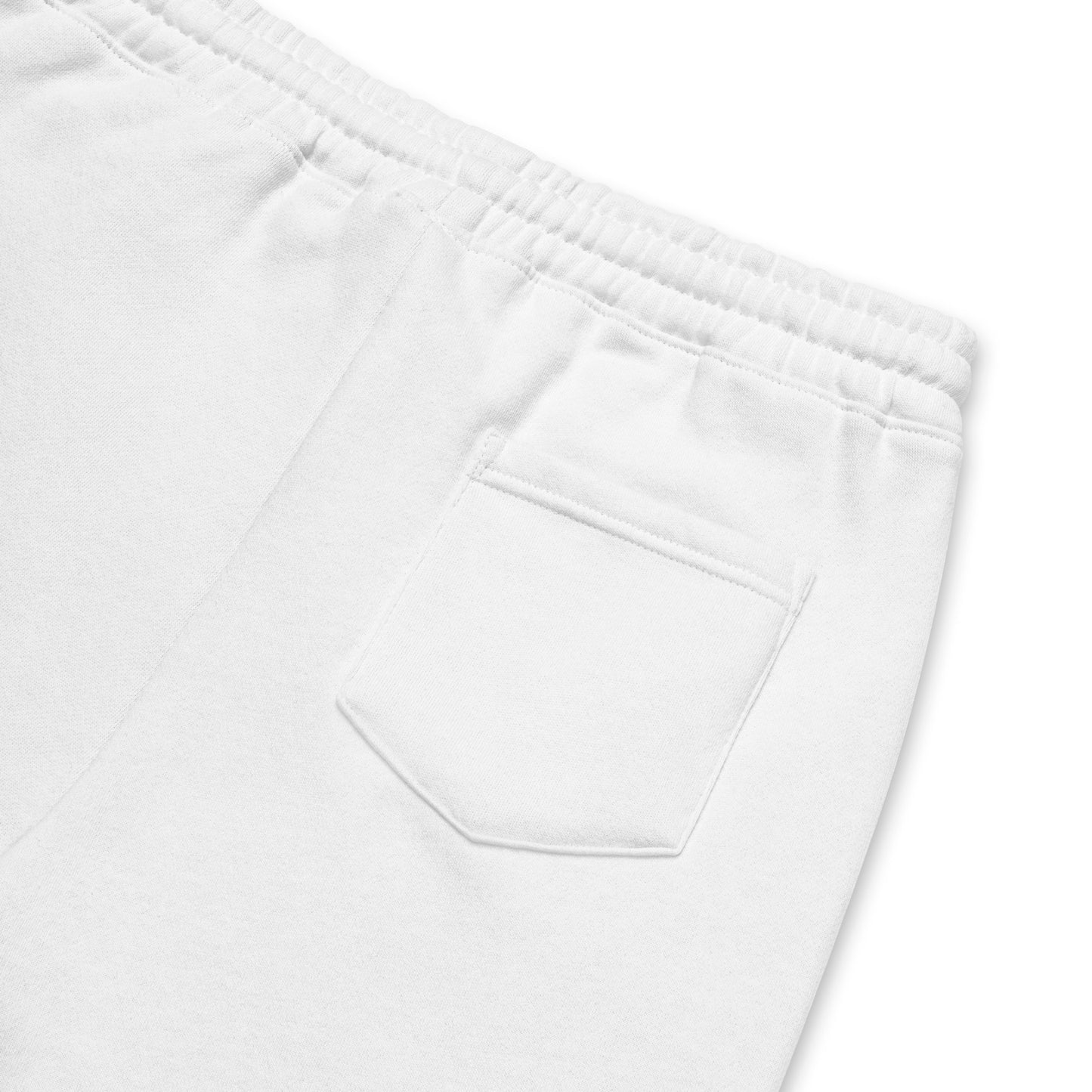 Burns Within Flaming Heart Embroidered Men's fleece shorts